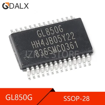 (10piece)100% טוב GL850G-HHY22 SSOP-28 ערכת השבבים USB 2.0 Hub בקר שבבים