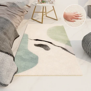מודרני בסגנון מינימליסטי חדר השינה ליד המיטה קישוט שטיחים טריים אמנות תבנית עיצוב מעובה מחצלות ללמוד בסלון ספה שטיח