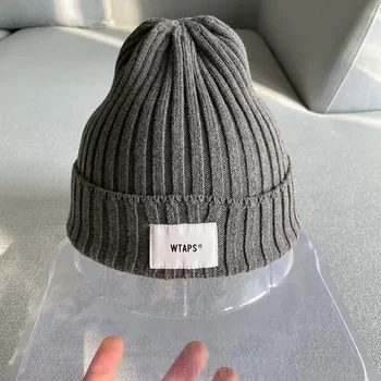 WTAPS זוג מזדמנים קר כובע קלאסי הסתיו והחורף הצבאי מאות עם כובע צמר וכובע צמר גברים חמים ביני