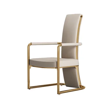 אור יוקרה מאסטר הכיסא המודרני סלון, חדר תה ברמה גבוהה משענת תה הכיסא יצירתי מעצב אורח הכיסא