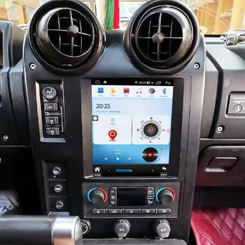 על האמר H2 2002 2003 2004 2005 2006 2007 2008 2009 אנדרואיד 12 רדיו במכונית מולטימדיה ניווט GPS Bluetooth נגן המחוונים.