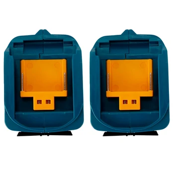2X USB טעינה מתאם עבור מקיטה ADP05 BL1415 BL1430 BL1815 BL1830 14.4-18V