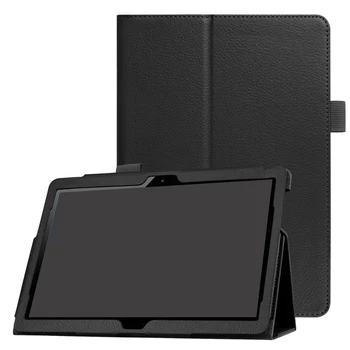 לוח כיסוי Flip Stand PU עור Folio לעמוד מגן המקרים