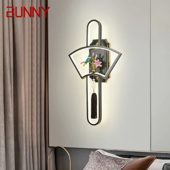 באני פליז מנורת קיר LED אישית ויצירתית מנורת קיר יוקרה הפנים קישוט הבית השינה ליד המיטה בסלון עדות
