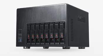 UE-B28c/B8e שחור Qunhui NAS מארח Qunhui Network Storage Server, 10 דור מעבדי Core I3/I5