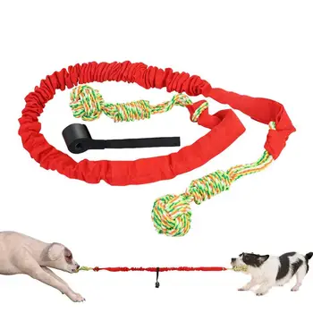 הכלב טאג צעצועים ניקוי שיניים לכלב חבל צעצוע אינטראקטיבי שחיקה משיכת חבל חבל כלב טאג אספקת אגרסיבי כלבים גדולים