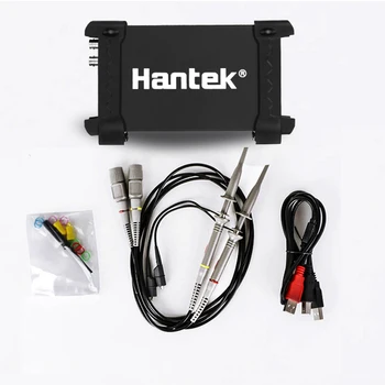 הגרסה המשודרגת נייד Hantek USB וירטואלי אוסצילוסקופ 2 CH 20MHz 48MSa/s דיגיטלי מחשב אוסצילוסקופ 6022BL 50/80/100/200 MHZ
