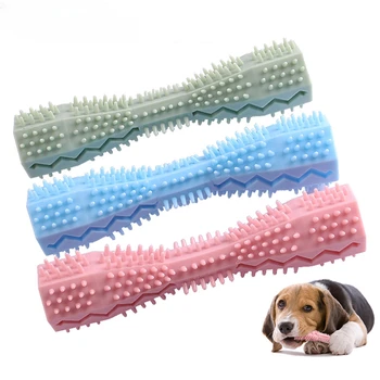 גור כלבים עמיד ללעוס צעצועים לחיות מחמד טוחנת שיניים ניקוי כלי אינטראקטיבי הכלב מברשת שיניים צעצוע כלבים קטנים צעצוע לכלב שיניים Mascotas