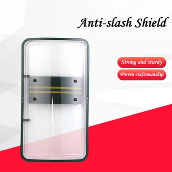 אנטי-לחתוך מגן מתכת שולי הקמפוס מגן אבטחה אנטי-לחתוך הגנה כף יד PC אנטי-riot Shield