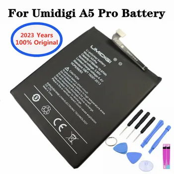 2023 שנים באיכות גבוהה סוללה מקורית עבור UMI Umidigi A5 Pro A5Pro 4150mAh טלפון נייד החלפת הסוללות Bateria + כלים