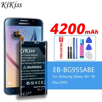 4200mAh EB-BG955ABE סוללה עבור סמסונג גלקסי S8 בנוסף G955 G955F G955A G955T G955S G955P טלפון נייד החלפת הסוללות
