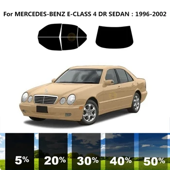 Precut nanoceramics המכונית UV גוון חלון ערכת רכב חלון סרט MERCEDES-BENZ E-CLASS W210 4 ד 