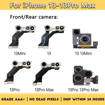 מקורי האחורית מצלמה קדמית לאייפון 13 13 Pro מקס 13 מיני 13Pro מקס לפני המבחן. מיקוד ברור ברור המצלמה החלפת חלק