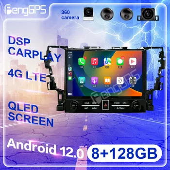 11.6 אינץ ' 4+64GB 4G WIFI אנדרואיד 12.0 DSP עבור טויוטה Alphard 30 ניווט GPS רכב אוטומטי רדיו סטריאו וידאו CarPlay יחידת הראש