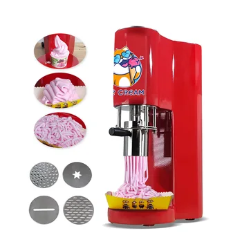 האיטלקי ג 'לאטו גלידה אטריות צורה ביצוע Machine/גלידה, ספגטי מכונה/ג' ספגטי הקש מכונת גלידה