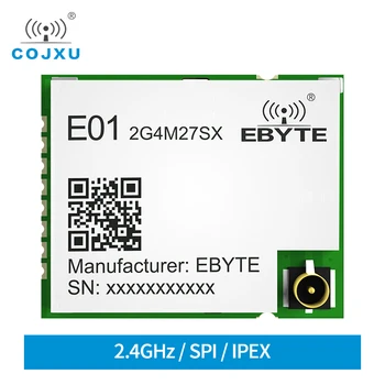 E01-2G4M27SX נורדי nRF24L01P 2.4 GHz 27dBm 500mw 2200m טווח PCB אנטנה SMD SPI מודול RF