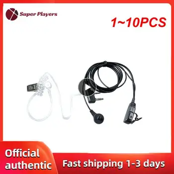 1~10PCS Baofeng סמויה אקוסטית אוויר צינור מיקרופון מיקרופון אוזניות Earbud אוזניות אוזניה אוזניות על קנווד מכשיר הווקי טוקי