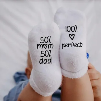 תינוק ילדה גרביים לתינוק מקלחת מין לחשוף אמא להיות חברה אחות הריון הודעה 1 הראשון מתנת יום הולדת מתנה