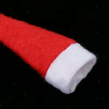 ~50/100PCS חג המולד ~סוכריה על מקל כובע סוכריות ציפוי~ כובע כובע חג המולד חג המולד~ DIY מתנות 8.5*3.5 ס 