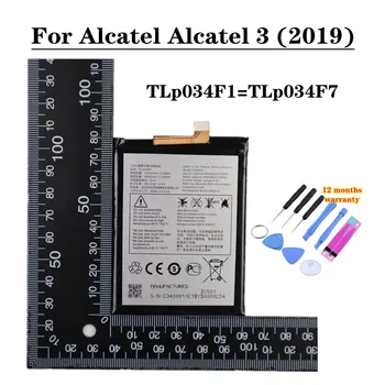 3500mAh TLP034F1 TLP034F7 באיכות גבוהה סוללה מקורית עבור Alcatel 3 3L 2019 5053D 5053K 5053Y 5039D החלפת הסוללה של הטלפון