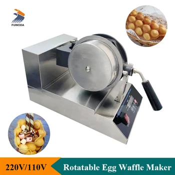 מסחרי נירוסטה ביצה ואפל שהופך את מכונת קצף ביצים וופל יצרנית עוגת מחבת טפלון תצוגה דיגיטלית מכונת