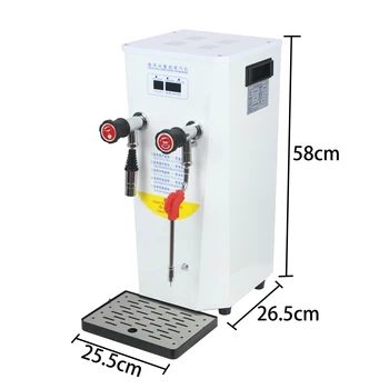 פופולרי קפה להשתמש 10L מים רותחים קצף המכונה 110V 220V קיטור חלב דוד מסחרי חשמלי חלב לקפוצ ' ינטור