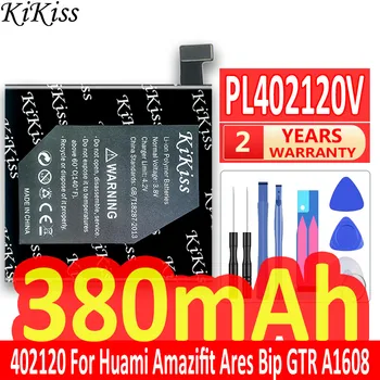 נשקי לי PL402120V סוללה עבור Huami Amazifit ארס ביפ GTR חכם ספורט צפו A1608 380mAh + כלים חינם