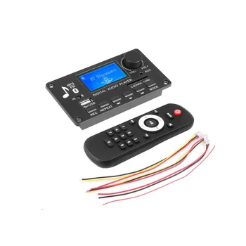 DC 12V מפענח MP3 לוח מגבר לרכב מקלט רדיו נגן Mp3 Bluetooth V5.0 USB מודול SD MP3 FM AUX הקלטה