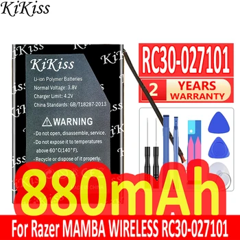 880mAh נשקי לי סוללה חזקה RC30027101 על Razer ממבה אלחוטית RC30-027101 דיגיטלי Bateria