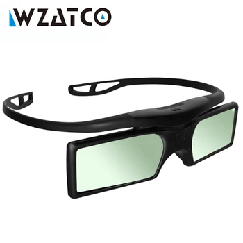WZATCO מקצועי אוניברסלי DLP LINK תריס אקטיבי 3D משקפיים JMGO XGIMI כל DLP מוכן DLP LINK מקרן 3D