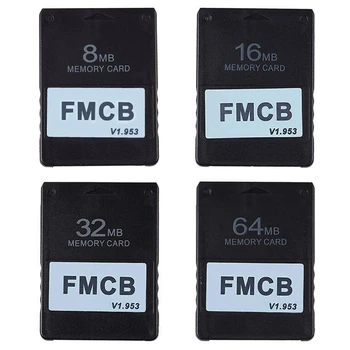 C1FB FMCB v1.953 כרטיס זיכרון כרטיס עבור PS2 חינם McBoot כרטיס 8MB 16MB 32MB 64MB OPL MC אתחול תוכנית החלפת כרטיס