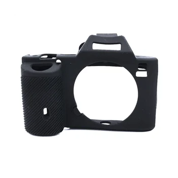המצלמה מגן Case for Sony A7 A7R A7S דור המצלמה סיליקון מקרה מגן כיסוי גומי תיק עור שחור