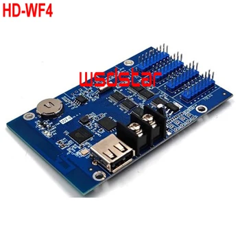 HD2020 HD-WF4 אסינכרוני 768*128 פיקסלים, 4*HUB75 שבע צבע קטנה תצוגת LED בקרת WIFI כרטיס (HD-W62-75 להפסיק את ייצור)