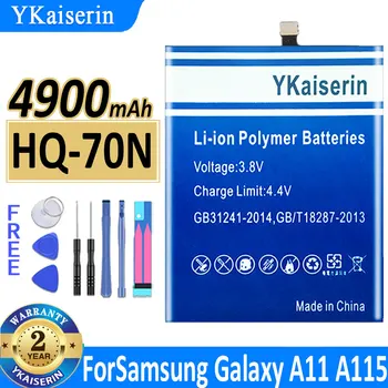 YKaiserin HQ-70N 4900mAh החלפה סוללה עבור סמסונג גלקסי A11 A115 SM-A115 טלפון נייד סוללות Bateria