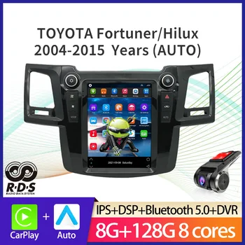 ניווט GPS רכב עבור טויוטה Fortuner/Hilux 2004-2015 אוטומטי/C טסלה סגנון רדיו סטריאו נגן מולטימדיה(רק תומך אוטומטי)