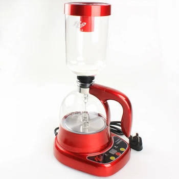 TCA-3 חשמלי לשאוב מכונת קפה קבע בית יד סיפון סיר מכונת קפה זכוכית מכונת קפה ידנית
