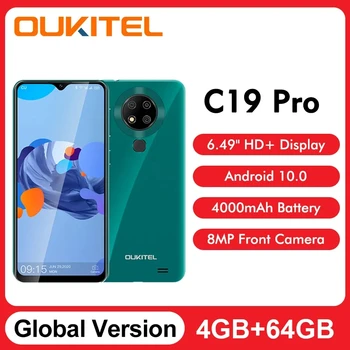 Oukitel C19 Pro Smartphone 4GB RAM 64GB ROM 6.49