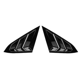 עבור הונדה סיוויק 2016-2021 סדאן צד אחורי פתח רבע חלון התריסים כיסוי משולש חלון לקצץ אביזרים