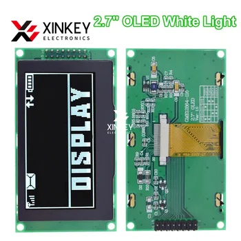 XINKEY 2.7 אינץ תצוגת OLED מודול רזולוציה 128*64P SSD1322 16Pin SPI PM חומר SPI 16 רמות אפור עבור Arduino