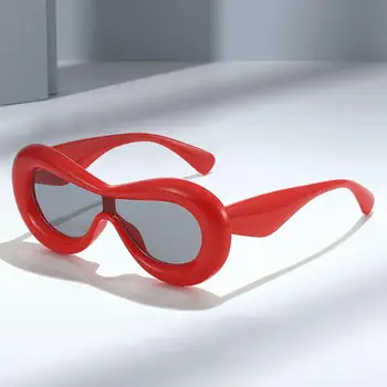 חדש בתוך מעטפת אחת-חתיכה משקפי שמש גברים נשים אופנה רטרו עיצוב מותג המשקפיים למשקפי צבע ממתקים משקפי שמש משקפיים