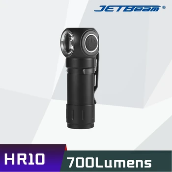 JETBeam HR10 פנס 700Lumens נטענת משתמש CREE XP-ל HD LED מובנה סוללה פנס עמיד למים עבור תאורה חיצונית