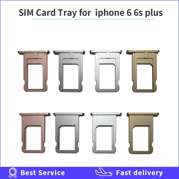 Nano SIM-מגש בעל חריץ עבור iPhone 6s 6sPlus SIM בעל חריץ מגש המכיל מתאם החלפת ה-Sim מגש בעל לתקן