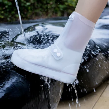 עמיד למים נעל מכסה גשם סטים של סיליקון מגפי גומי הילדים ביום גשום גבוהה עיבוי Antiski חיצונית מגפי גשם