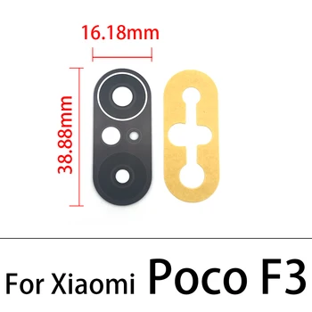 האחורי החדש בחזרה מצלמה עדשת זכוכית עבור Xiaomi פוקו F3, 5G עדשת המצלמה חלקי חילוף Hongmi טלפון נייד במקרה החלפת חלק