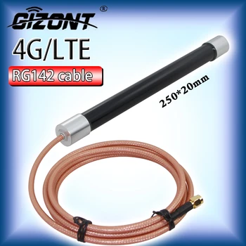 4G LTE פיברגלס אנטנה omnidirectional רווח גבוה NB-מאוד עמיד למים אנטנה מחוץ RG142 כבל 433 מגה-הרץ 2.4 G 868MHZ 915MHZ 1.4 G