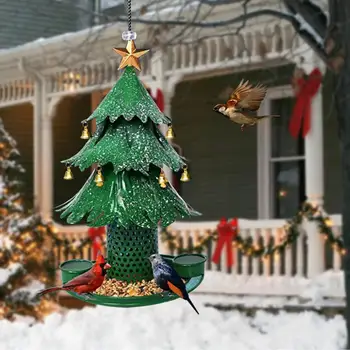 חג המולד הציפורים Diy קישוט פראי ציפור מזינים באיכות גבוהה תלוי מזין ציפור גן קישוטי עץ חג המולד הציפורים