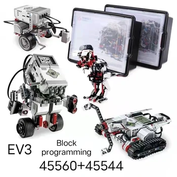 תואם עם LEGOED טכניים EV3, 45500 45544 45560 מגע צבעוני ג ' יירו סאונד חיישן PF חלקים אבני הבניין צעצועים