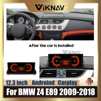 אנדרואיד 11 רדיו במכונית BMW Z4 E89 2009-2018 CIC DVD נגן מולטימדיה ניווט GPS עם מסך 2din Carplay יחידת הראש