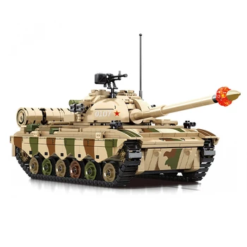 SEMBO צבאי סדרה צבא סוג אבני הבניין הראשי קרב טנק מודל נשק Soliders WW2 לבנים צעצועים לילדים מתנות