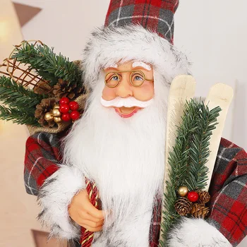 2023 קישוטי חג המולד עבור בית גדול סנטה קלאוס הבובה ילדים חג המולד שנה החדשה מתנה עץ חג מולד תפאורה בחתונה של אספקה.